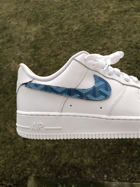 airforce 1 swoosh pack goyard swooshes|nike air force 1 swoosh blue.